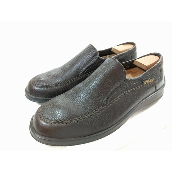 Mephisto Mens Air Jet Brown Pebble Loafers 10 main image 6